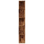 Casa si Gradina - Mobilier - Biblioteci si rafturi - Biblioteci - Biblioteca, lemn vechi, 45x24x159 cm, lemn prelucrat - Infinity.ro