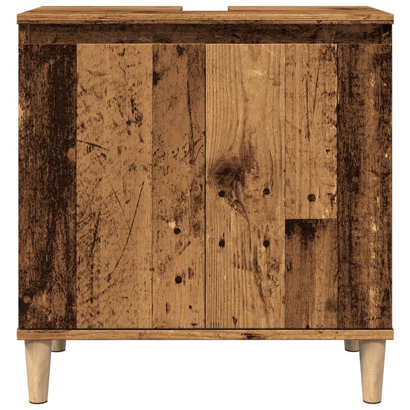 Casa si Gradina - Mobilier - Mobilier baie - Comode baie - Dulap de chiuveta, lemn vechi, 58x33x60 cm, lemn prelucrat - Infinity.ro