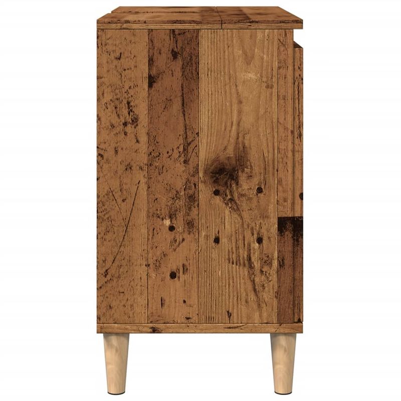 Casa si Gradina - Mobilier - Mobilier baie - Comode baie - Dulap de chiuveta, lemn vechi, 58x33x60 cm, lemn prelucrat - Infinity.ro