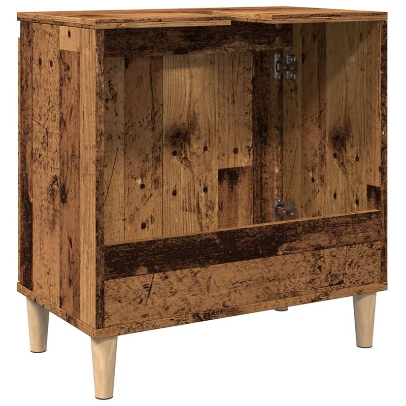 Casa si Gradina - Mobilier - Mobilier baie - Comode baie - Dulap de chiuveta, lemn vechi, 58x33x60 cm, lemn prelucrat - Infinity.ro