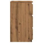Casa si Gradina - Mobilier - Comode si corpuri - Noptiere - Noptiere, 2 buc., stejar artizanal 40x35x62,5 cm lemn prelucrat - Infinity.ro