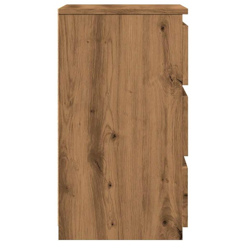 Casa si Gradina - Mobilier - Comode si corpuri - Noptiere - Noptiere, 2 buc., stejar artizanal 40x35x62,5 cm lemn prelucrat - Infinity.ro