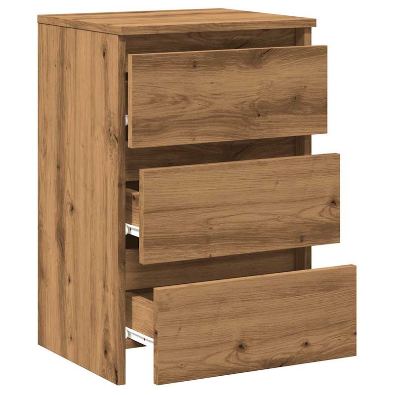 Casa si Gradina - Mobilier - Comode si corpuri - Noptiere - Noptiere, 2 buc., stejar artizanal 40x35x62,5 cm lemn prelucrat - Infinity.ro