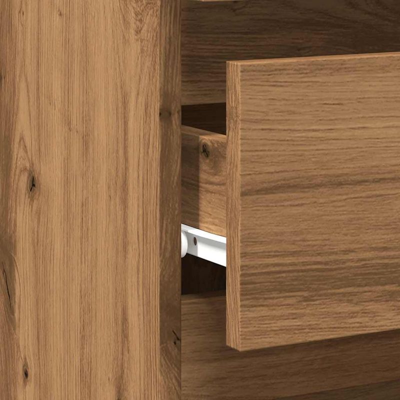 Casa si Gradina - Mobilier - Comode si corpuri - Noptiere - Noptiere, 2 buc., stejar artizanal 40x35x62,5 cm lemn prelucrat - Infinity.ro