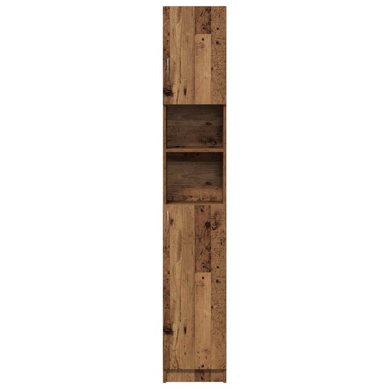 Casa si Gradina - Mobilier - Mobilier baie - Comode baie - Dulap de baie, lemn vechi, 32x25,5x190 cm, PAL - Infinity.ro