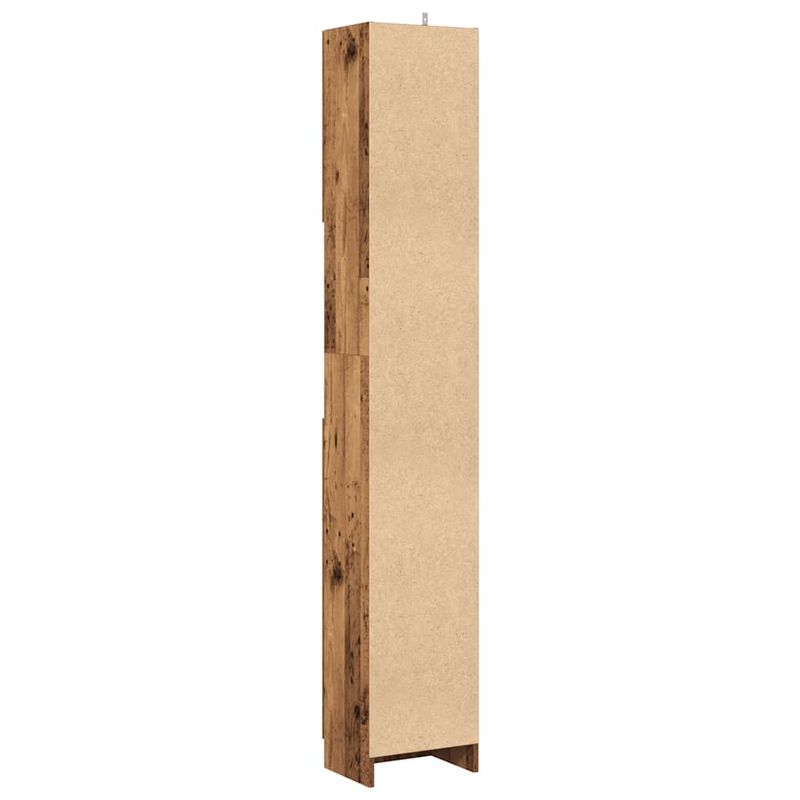 Casa si Gradina - Mobilier - Mobilier baie - Comode baie - Dulap de baie, lemn vechi, 32x25,5x190 cm, PAL - Infinity.ro