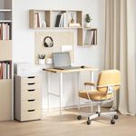 Casa si Gradina - Constructii - Lemn constructii - Placi lemn - Blat de birou netratat din lemn masiv de stejar dreptunghiular, mărime 80x60x2.5 cm - Infinity.ro