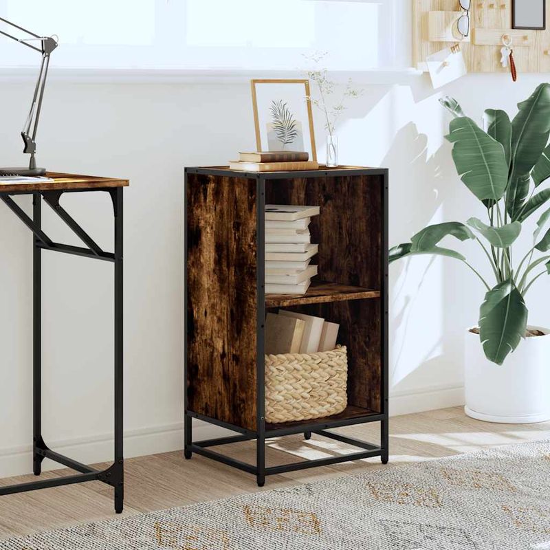 Casa si Gradina - Mobilier - Biblioteci si rafturi - Biblioteci - Biblioteca, stejar fumuriu, 40x35x76 cm, lemn prelucrat - Infinity.ro