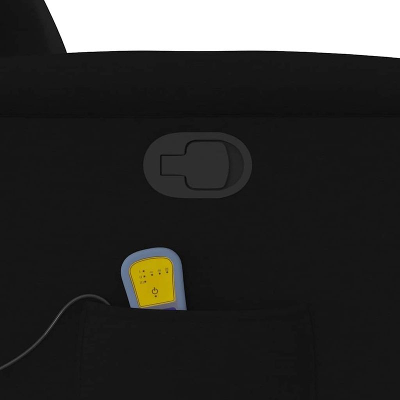 Ingrijire personala si Cosmetice - Sanatate si wellness - Articole wellness - Fotolii de masaj - Fotoliu de masaj rabatabil, negru, material textil - Infinity.ro