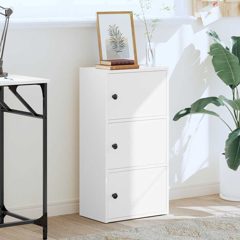 Casa si Gradina - Mobilier - Biblioteci si rafturi - Biblioteci - Biblioteca, alb, 40x24x77 cm, lemn prelucrat - Infinity.ro