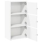 Casa si Gradina - Mobilier - Biblioteci si rafturi - Biblioteci - Biblioteca, alb, 40x24x77 cm, lemn prelucrat - Infinity.ro