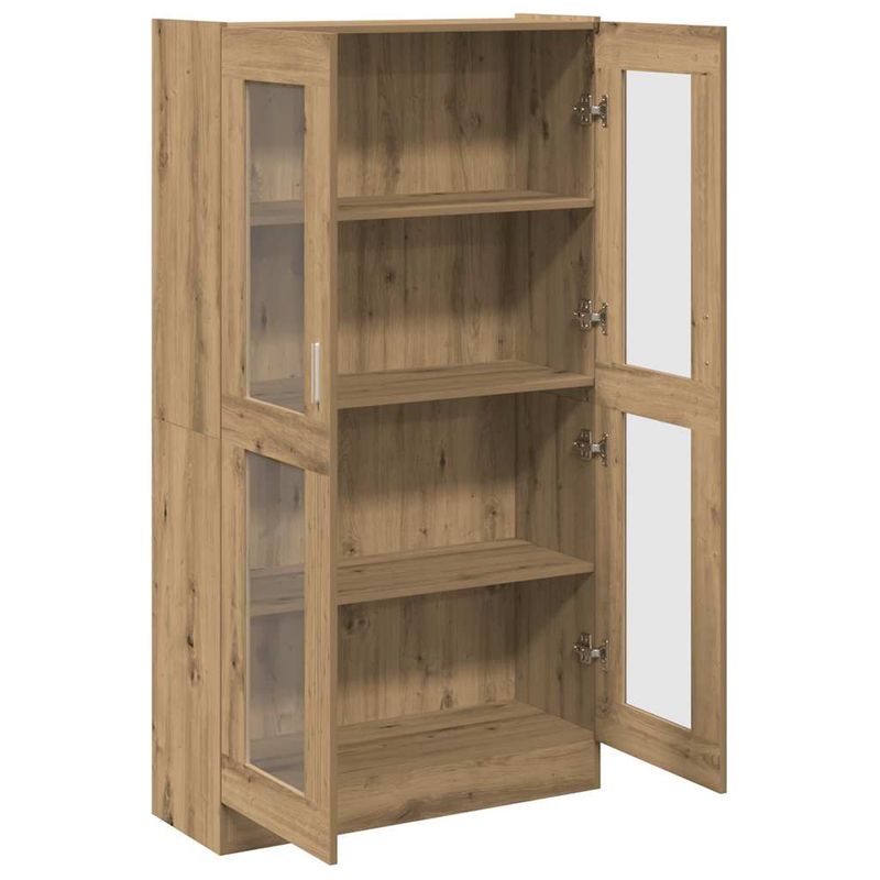 Casa si Gradina - Mobilier - Comode si corpuri - Comode - Dulap inalt, stejar artizanal, 82,5x30,5x150 cm, lemn prelucrat - Infinity.ro