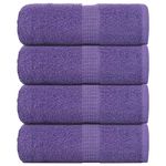 Casa si Gradina - Textile si covoare - Textile baie - Prosoape - Prosoape pentru oaspeti 4 buc Violet 360 g/m² 100% bumbac - Infinity.ro
