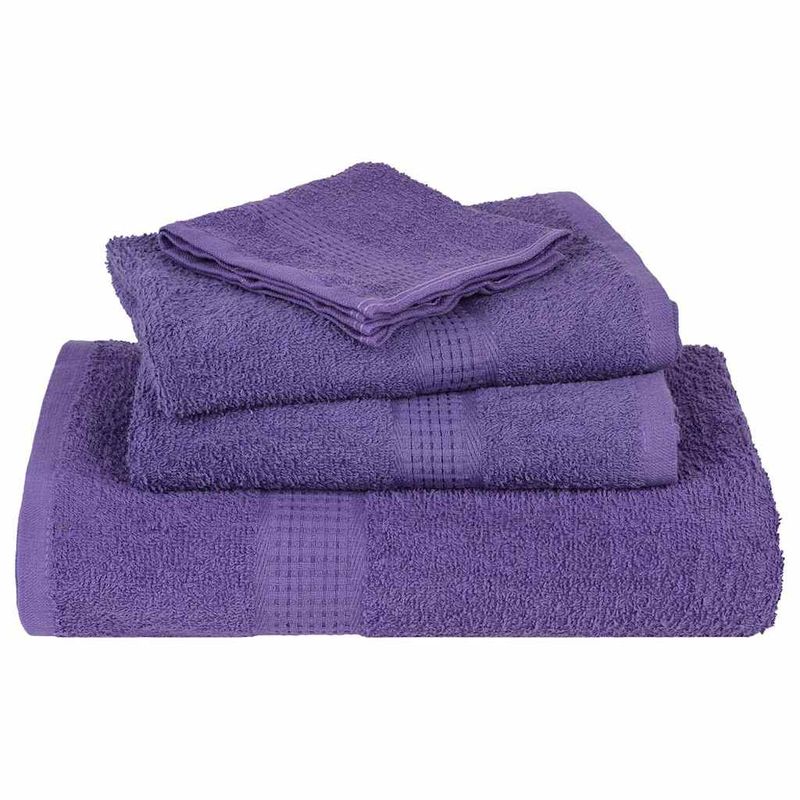 Casa si Gradina - Textile si covoare - Textile baie - Prosoape - Prosoape pentru oaspeti 4 buc Violet 360 g/m² 100% bumbac - Infinity.ro