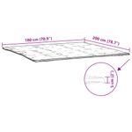 Casa si Gradina - Mobilier - Saltele si somiere - Saltele - Protectie de saltea, alb, 180x200 cm - Infinity.ro