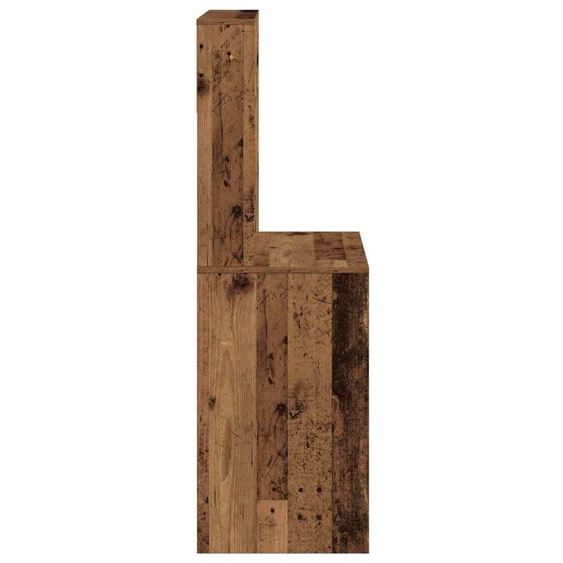 Casa si Gradina - Mobilier - Mese si birouri - Birouri - Birou cu rafturi, lemn vechi, 100x45x140 cm, lemn prelucrat - Infinity.ro