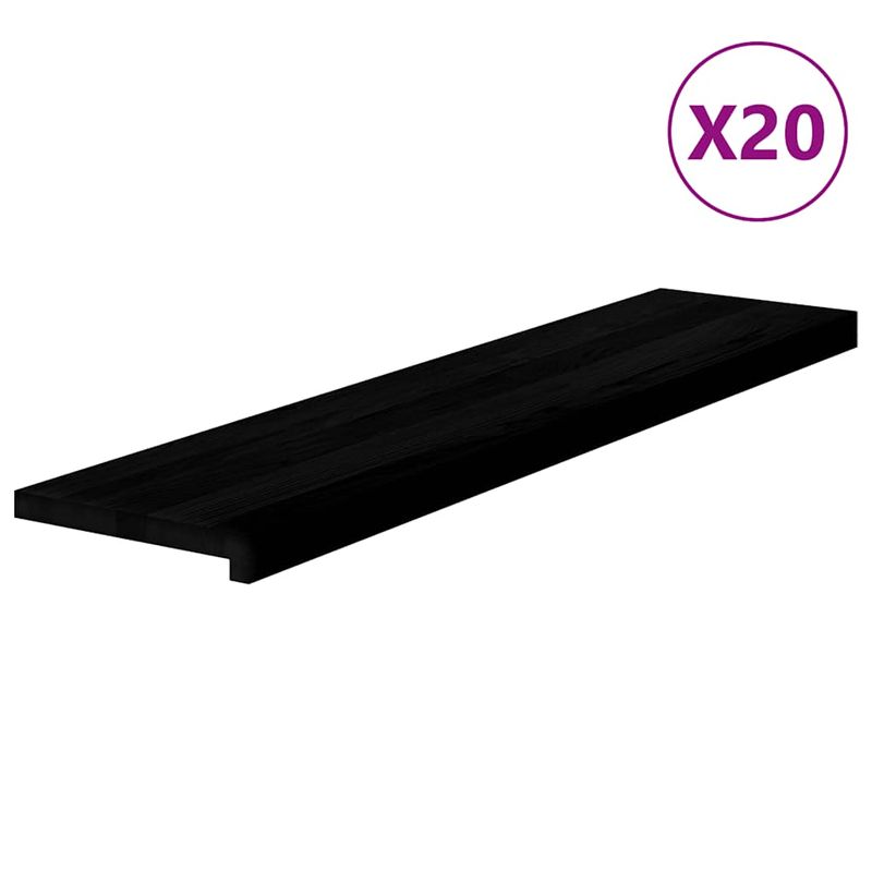 Casa si Gradina - Constructii - Scari si accesorii interioare - Accesorii scari interioare - Trepte de scara 20 buc maro inchis lemn masiv de stejar, mărime 110x30x2 cm - Infinity.ro