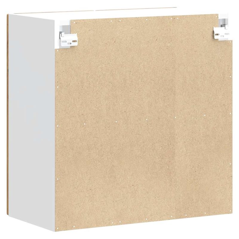 Casa si Gradina - Mobilier - Comode si corpuri - Corpuri bucatarie - Dulap de bucatarie cu usa din sticla din lemn vechi „Porto”., model 1x dulap de perete din sticlă (2 uși), mărime 60x31x60 cm - Infinity.ro