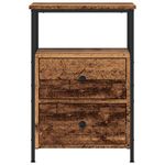 Casa si Gradina - Mobilier - Comode si corpuri - Noptiere - Noptiere, 2 buc, lemn vechi, 34x35,5x50 cm, lemn prelucrat - Infinity.ro