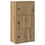 Casa si Gradina - Mobilier - Biblioteci si rafturi - Biblioteci - Biblioteca, stejar artizanal, 40x24x77 cm, lemn prelucrat - Infinity.ro