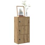 Casa si Gradina - Mobilier - Biblioteci si rafturi - Biblioteci - Biblioteca, stejar artizanal, 40x24x77 cm, lemn prelucrat - Infinity.ro