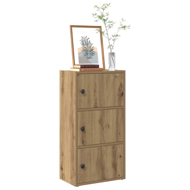 Casa si Gradina - Mobilier - Biblioteci si rafturi - Biblioteci - Biblioteca, stejar artizanal, 40x24x77 cm, lemn prelucrat - Infinity.ro