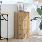 Casa si Gradina - Mobilier - Biblioteci si rafturi - Biblioteci - Biblioteca, stejar artizanal, 40x24x77 cm, lemn prelucrat - Infinity.ro