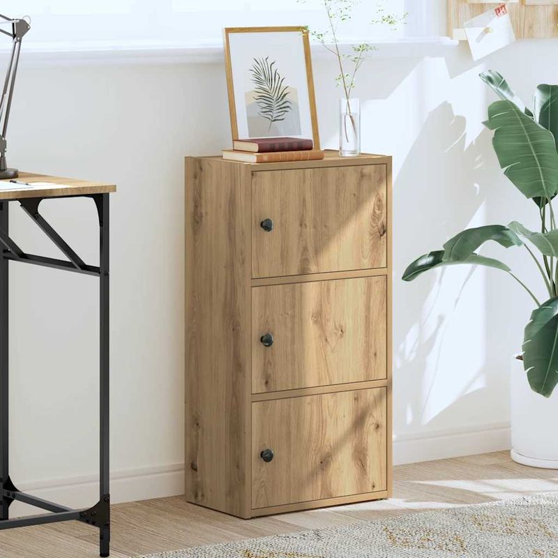 Casa si Gradina - Mobilier - Biblioteci si rafturi - Biblioteci - Biblioteca, stejar artizanal, 40x24x77 cm, lemn prelucrat - Infinity.ro
