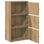 Casa si Gradina - Mobilier - Biblioteci si rafturi - Biblioteci - Biblioteca, stejar artizanal, 40x24x77 cm, lemn prelucrat - Infinity.ro