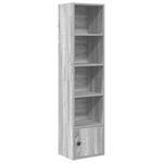 Casa si Gradina - Mobilier - Biblioteci si rafturi - Biblioteci - Biblioteca, gri sonoma, 31x24x127 cm, lemn prelucrat - Infinity.ro
