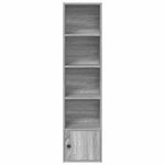 Casa si Gradina - Mobilier - Biblioteci si rafturi - Biblioteci - Biblioteca, gri sonoma, 31x24x127 cm, lemn prelucrat - Infinity.ro