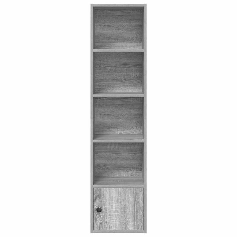 Casa si Gradina - Mobilier - Biblioteci si rafturi - Biblioteci - Biblioteca, gri sonoma, 31x24x127 cm, lemn prelucrat - Infinity.ro