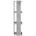 Casa si Gradina - Mobilier - Biblioteci si rafturi - Biblioteci - Biblioteca cu 3 niveluri, gri beton, 60x30x120cm lemn prelucrat - Infinity.ro