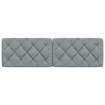 Casa si Gradina - Mobilier - Paturi si accesorii - Accesorii paturi - Tablie de pat Gri Sonoma 140 cm Lemn compozit - Infinity.ro