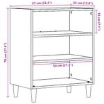 Casa si Gradina - Mobilier - Comode si corpuri - Comode - Dulap, stejar artizanal, 57x35x75 cm, lemn prelucrat - Infinity.ro
