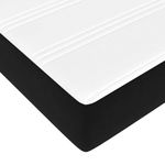 Casa si Gradina - Mobilier - Paturi si accesorii - Paturi - Cadru de pat otoman cu saltea, catifea neagra 100x200cm - Infinity.ro
