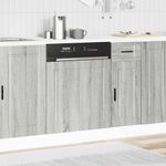 Electronice si Electrocasnice - Masini de spalat vase - Accesorii masini de spalat vase - Panou pentru masina de spalat vase gri Sonoma lemn prelucrat - Infinity.ro