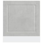 Electronice si Electrocasnice - Masini de spalat vase - Accesorii masini de spalat vase - Panou pentru masina de spalat vase beton gri lemn prelucrat - Infinity.ro