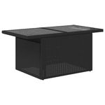 Casa si Gradina - Gradina si terasa - Mobilier exterior - Seturi mobila gradina - Set mobilier de gradina cu perne, 9 piese, negru, poliratan - Infinity.ro