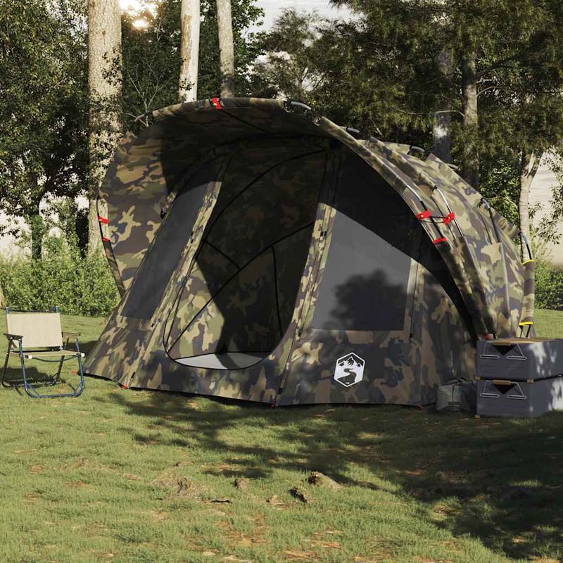 Sport si Outdoor - Camping - Corturi camping - Cort de pescuit pentru 5 persoane, camuflaj, impermeabil - Infinity.ro