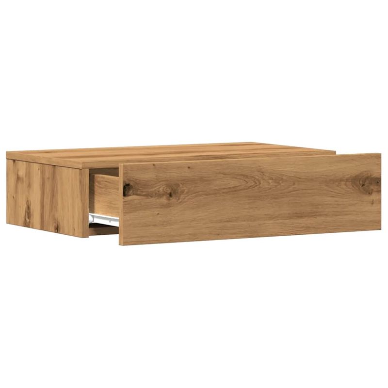 Casa si Gradina - Mobilier - Comode si corpuri - Comode - Comoda TV cu lumini LED, stejar artizanal, 60x35x15,5 cm - Infinity.ro