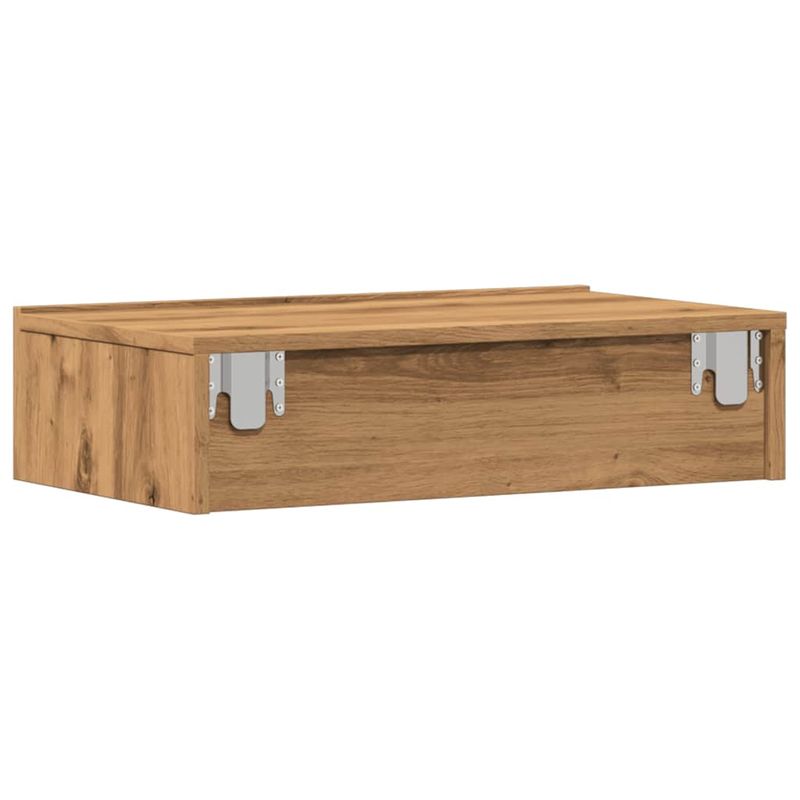 Casa si Gradina - Mobilier - Comode si corpuri - Comode - Comoda TV cu lumini LED, stejar artizanal, 60x35x15,5 cm - Infinity.ro