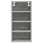 Casa si Gradina - Mobilier - Comode si corpuri - Corpuri bucatarie - Dulap suspendat, gri beton, 30x29,5x60 cm, PAL - Infinity.ro