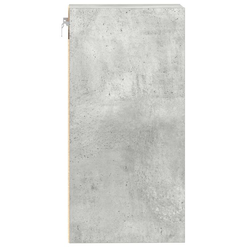 Casa si Gradina - Mobilier - Comode si corpuri - Corpuri bucatarie - Dulap suspendat, gri beton, 30x29,5x60 cm, PAL - Infinity.ro