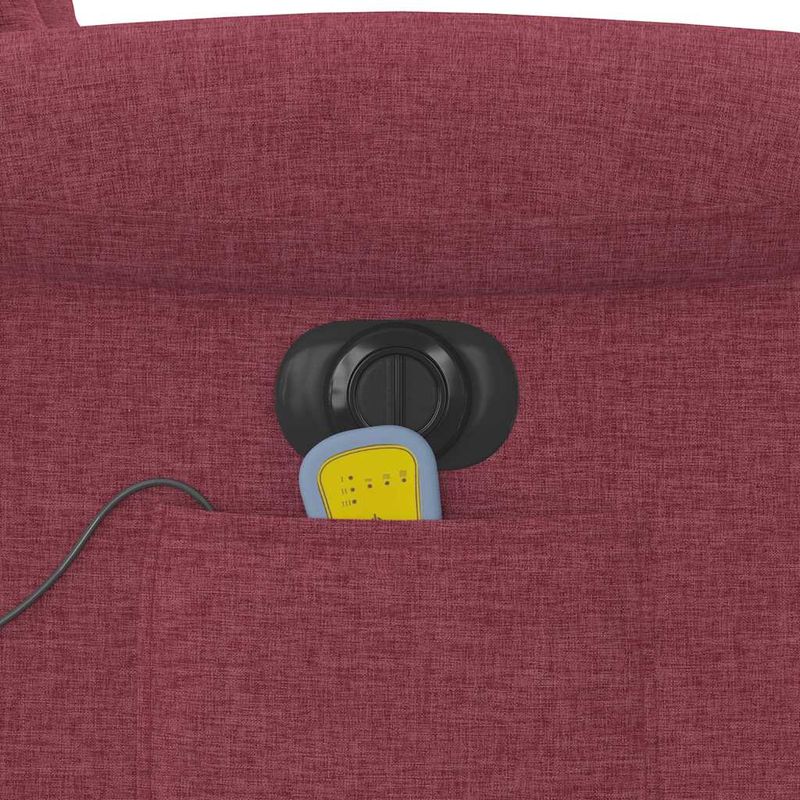 Ingrijire personala si Cosmetice - Sanatate si wellness - Articole wellness - Fotolii de masaj - Fotoliu electric de masaj rabatabil, rosu vin, textil - Infinity.ro