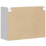 Casa si Gradina - Mobilier - Comode si corpuri - Corpuri bucatarie - Dulap bucatarie cu usa sticla Lucca lemn prelucrat alb lucios, mărime 80x31x60 cm - Infinity.ro