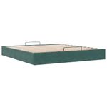 Casa si Gradina - Mobilier - Paturi si accesorii - Paturi - Cadru de pat otoman fara saltea Verde inchis 180x200 cm catifea - Infinity.ro