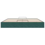 Casa si Gradina - Mobilier - Paturi si accesorii - Paturi - Cadru de pat otoman fara saltea Verde inchis 180x200 cm catifea - Infinity.ro