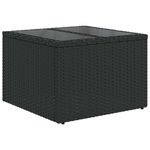 Casa si Gradina - Gradina si terasa - Mobilier exterior - Seturi mobila gradina - Set mobilier de gradina cu perne, 6 piese, negru, poliratan - Infinity.ro