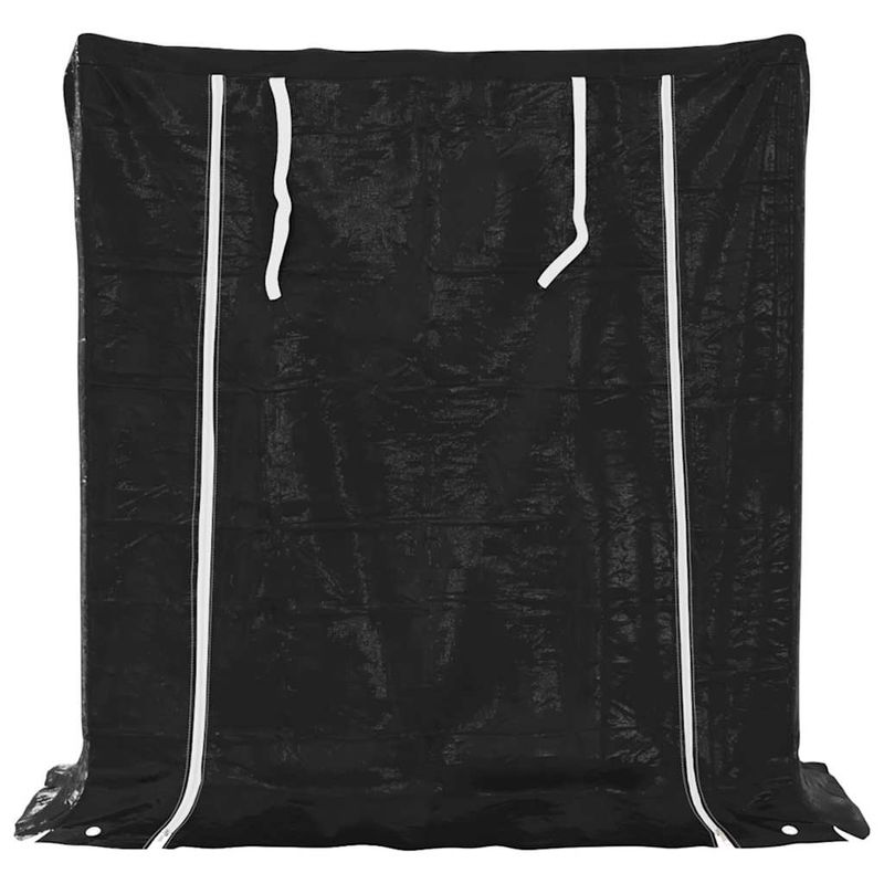 Casa si Gradina - Termice - Sobe, Seminee si accesorii - Accesorii seminee si sobe - Raft pentru lemn de foc cu capac de ploaie otel galvanizat, mărime 100.5x40.5x110.5 cm - Infinity.ro